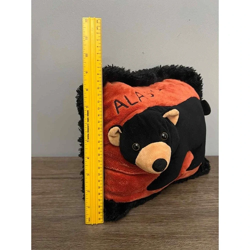 Alaska Pets Pillows Black Bear Plush